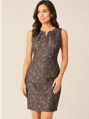Adrianna Papell Lacey Sheath Dress